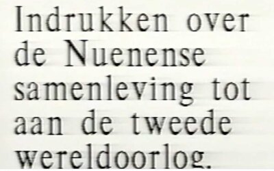 Nuenen historie film